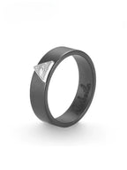 Customized Artisanal Ceramic Evil Eye Ring - 9th Anniversary 925 Silver Vintage