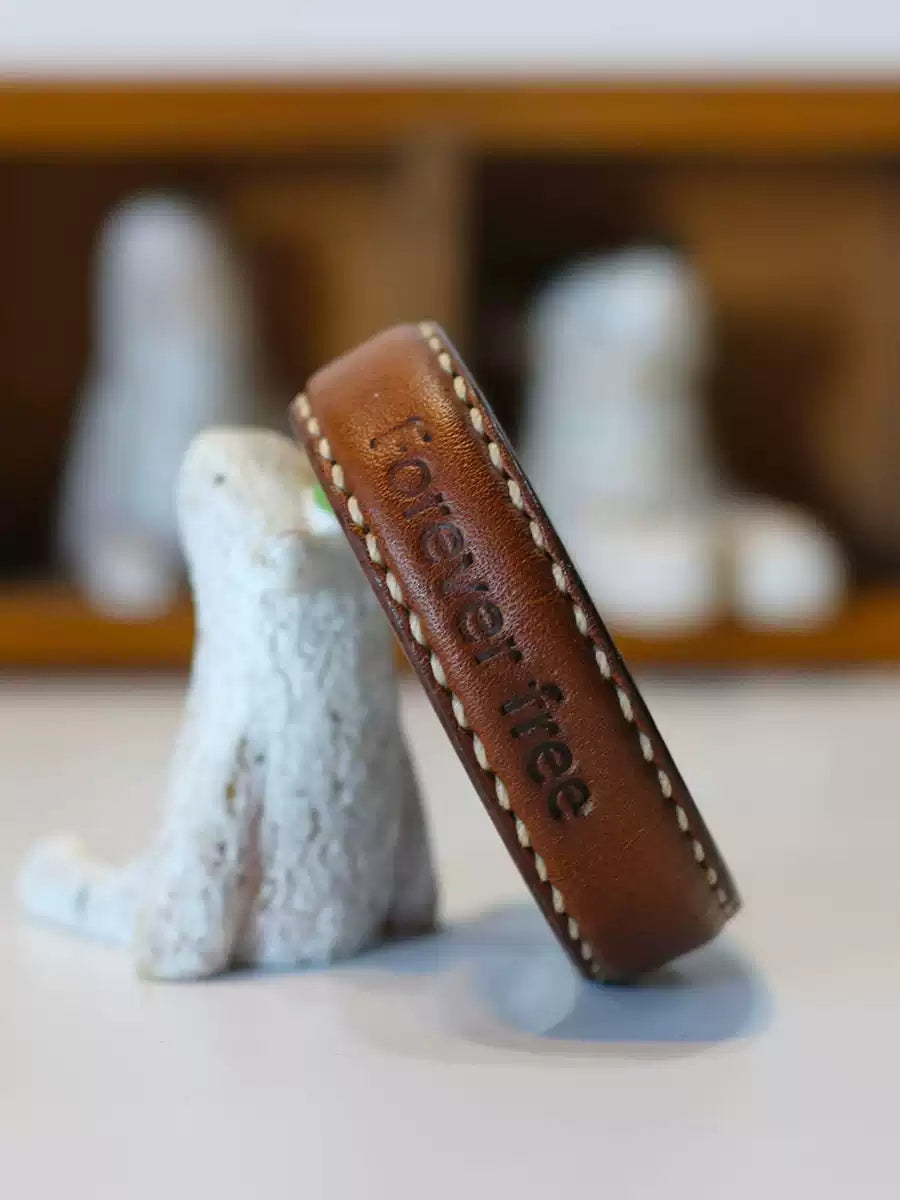 Hand - Stitched Customized Leather Wedding Gift for Unique 3rd Year Anniversary