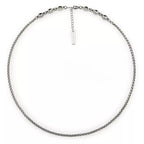 Customized 316 Steel Germanium Necklace - 6th Iron Anniversary Engraved