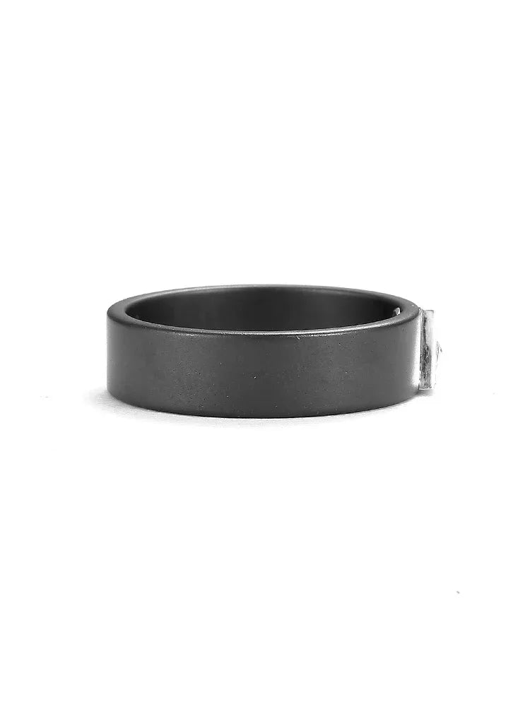 Artisanal Ceramic Evil Eye Ring - OOAKB
