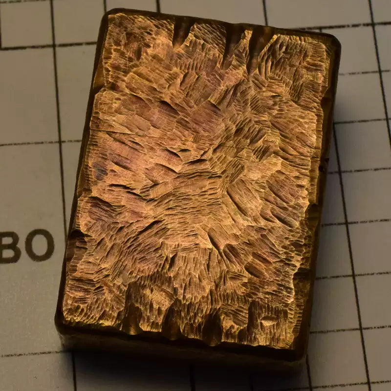 7th anniversary with a handcrafted brass armor lighter