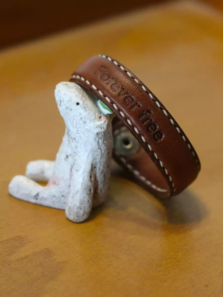Hand - Stitched Customized Leather Wedding Gift for Unique 3rd Year Anniversary