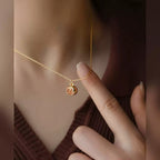 Customized Guava 4th Fruit & Flower Wedding Necklace - S925 Sterling Silver Engraved