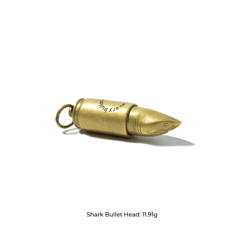 Shark Bullet Head Necklace Pendant - OOAKB