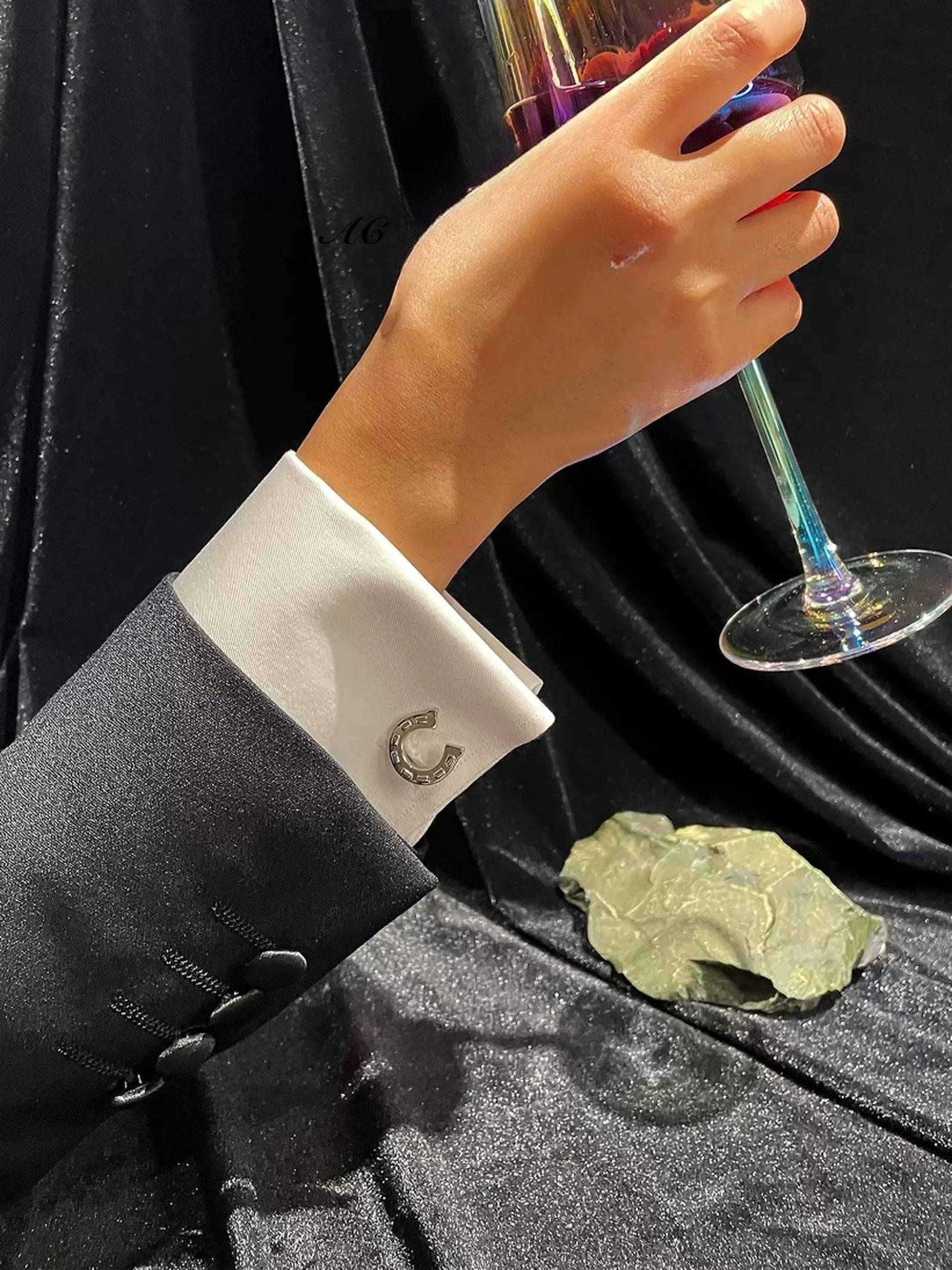 Horseshoe Omega Cufflinks – 6th Anniversary Gift for Him