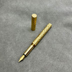 Customized H62 Brass Hammered 2-in-1 Pen - 7th Anniversary Engraved Wooden Box Set