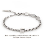 6th Anniversary Customized Women's Bracelet/Anklet Iron Anniversary