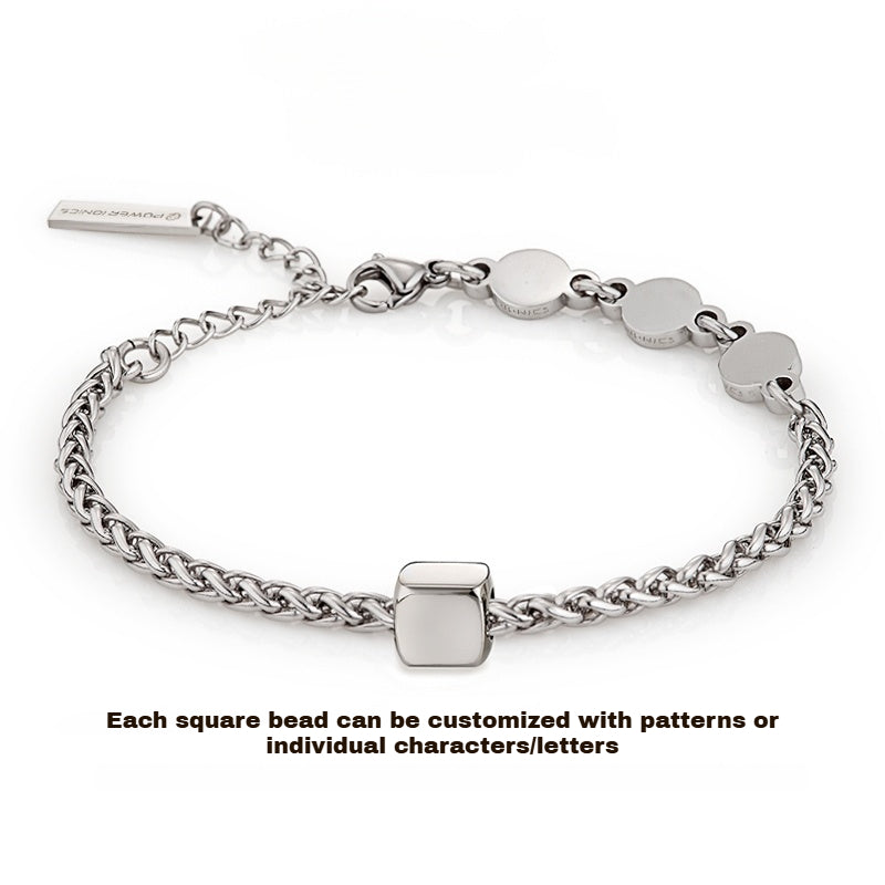 6th Anniversary Customized Women's Bracelet/Anklet Iron Anniversary