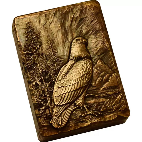 7th anniversary with a handcrafted brass armor lighter