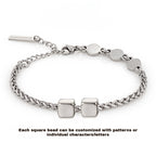 6th Anniversary Customized Women's Bracelet/Anklet Iron Anniversary