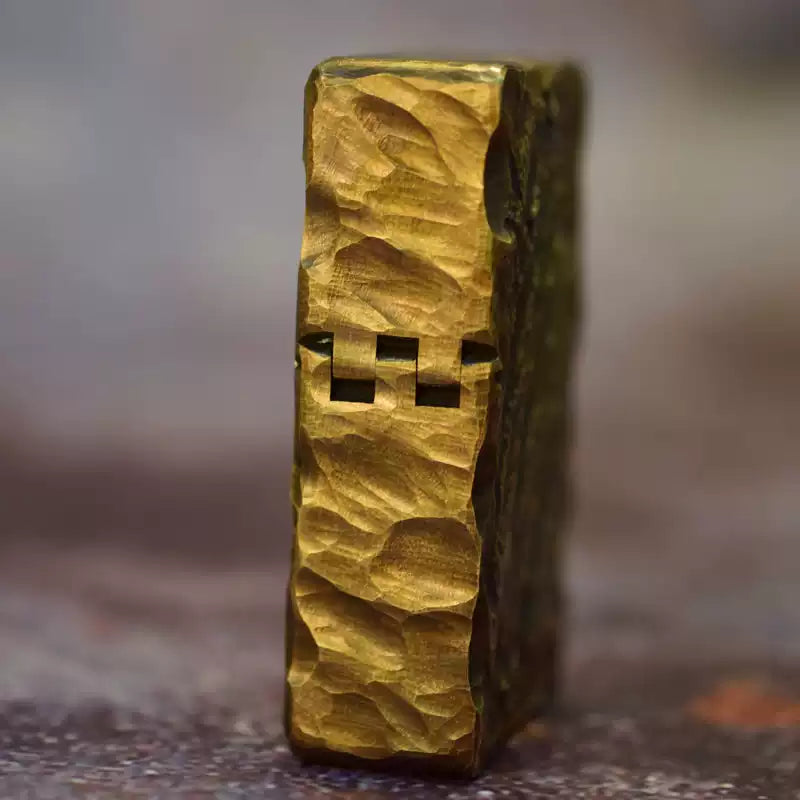Customized Brass Claw-Scar Lighter - 7th Anniversary Vintage Waterproof