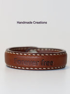 Hand - Stitched Customized Leather Wedding Gift for Unique 3rd Year Anniversary