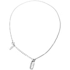Customized Hand - Cast Pure Tin Wedding Gift for S925 Silver - Inspired Necklace for 10th Year