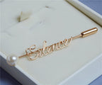 Hand - Stitched Customized Leather Wedding Gift with Personalized Letters for 3rd Year