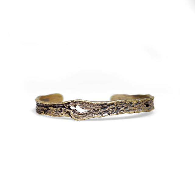 Customized Brass Medieval Engraved Cuff - 7th Anniversary Erfur Inspired