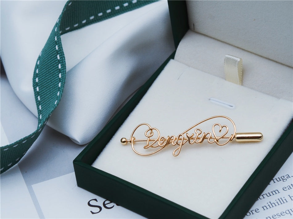 Hand - Stitched Customized Leather Wedding Gift with Personalized Letters for 3rd Year