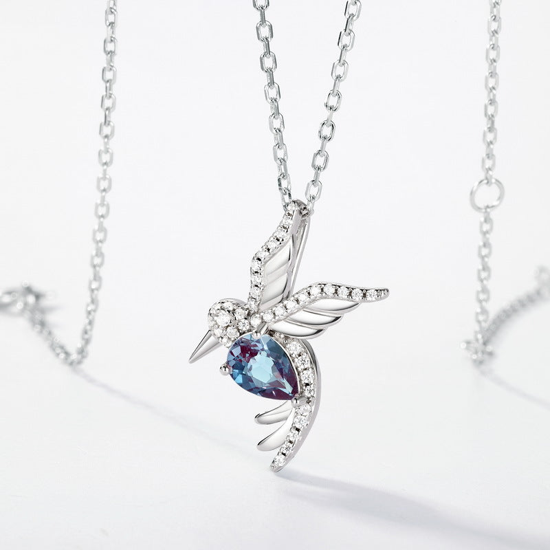 Alexandrite Guardian Wing Pendant