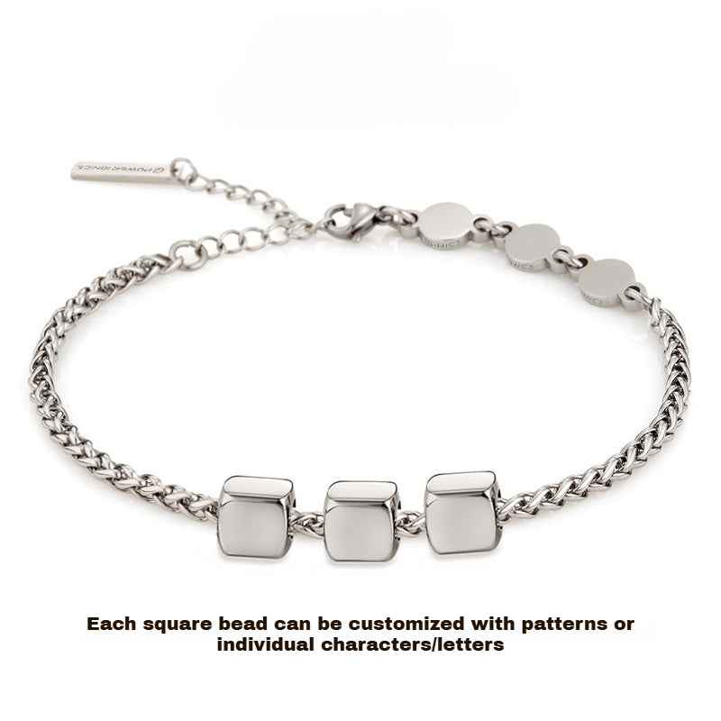6th Anniversary Customized Women's Bracelet/Anklet Iron Anniversary