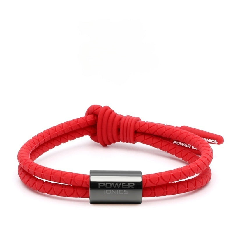 Customized Red String Couple Bracelet - 6th Iron Anniversary Engraved