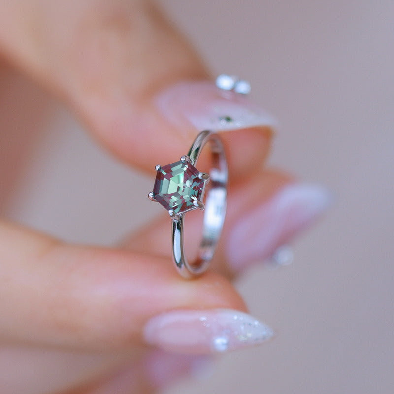 Alexandrite Personalized Fashion Ring