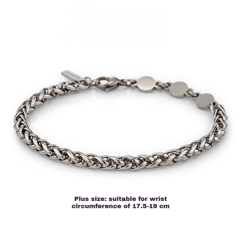 Customized Ge Cuban Bracelet - Ideal Iron Wedding Gift for Couples