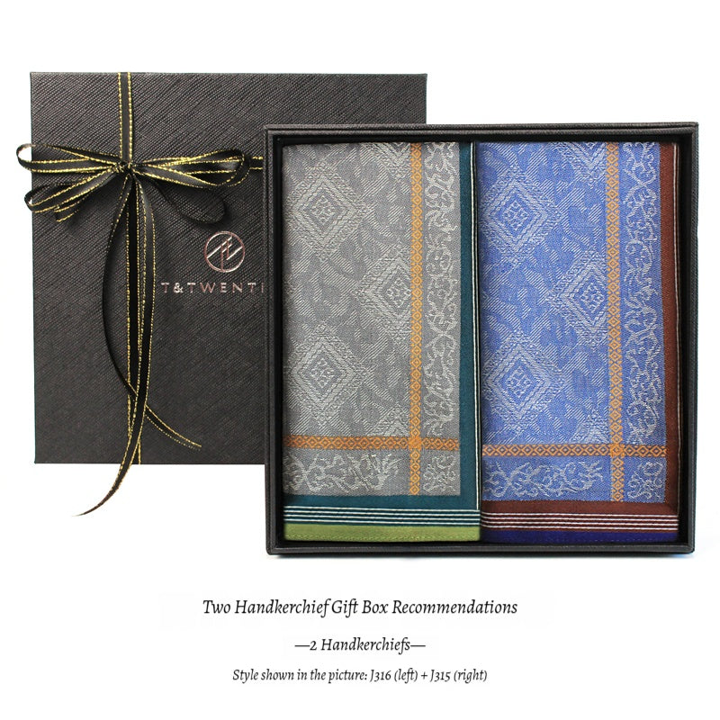 Personalized Cotton Embroidered Handkerchief – 2nd Anniversary Gift