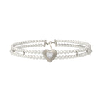Double-Layer Pearl Heart-Shaped Pearl Chain