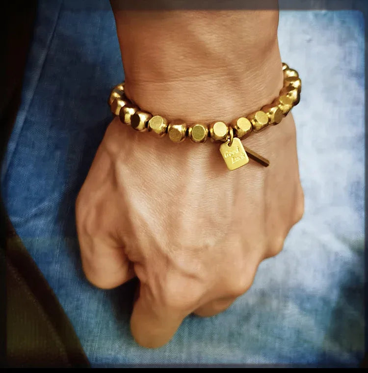 Men's Bead Japanese-style Bracelet - OOAKB