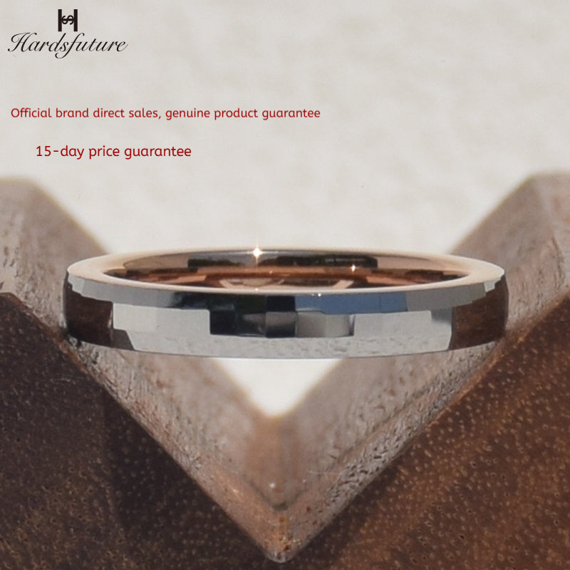 6th Anniversary Customized Tungsten Ring Iron Anniversary