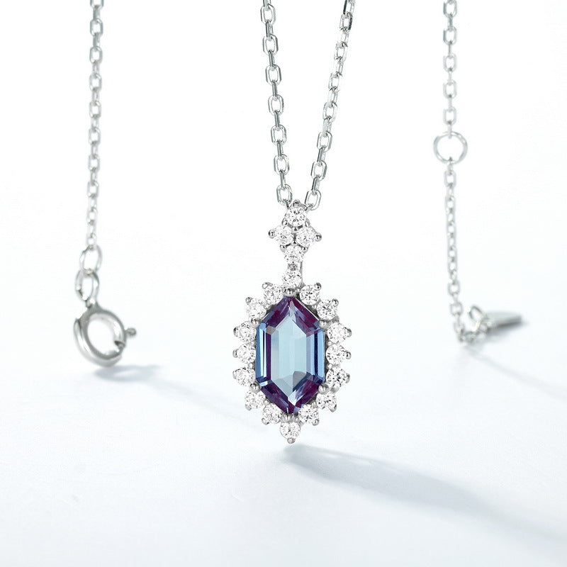 Alexandrite Personalized Exaggerated Pendant