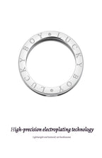 Customized 9th Anniversary Ceramic Gear Ring - Handcrafted Titanium Steel for Timeless Bond
