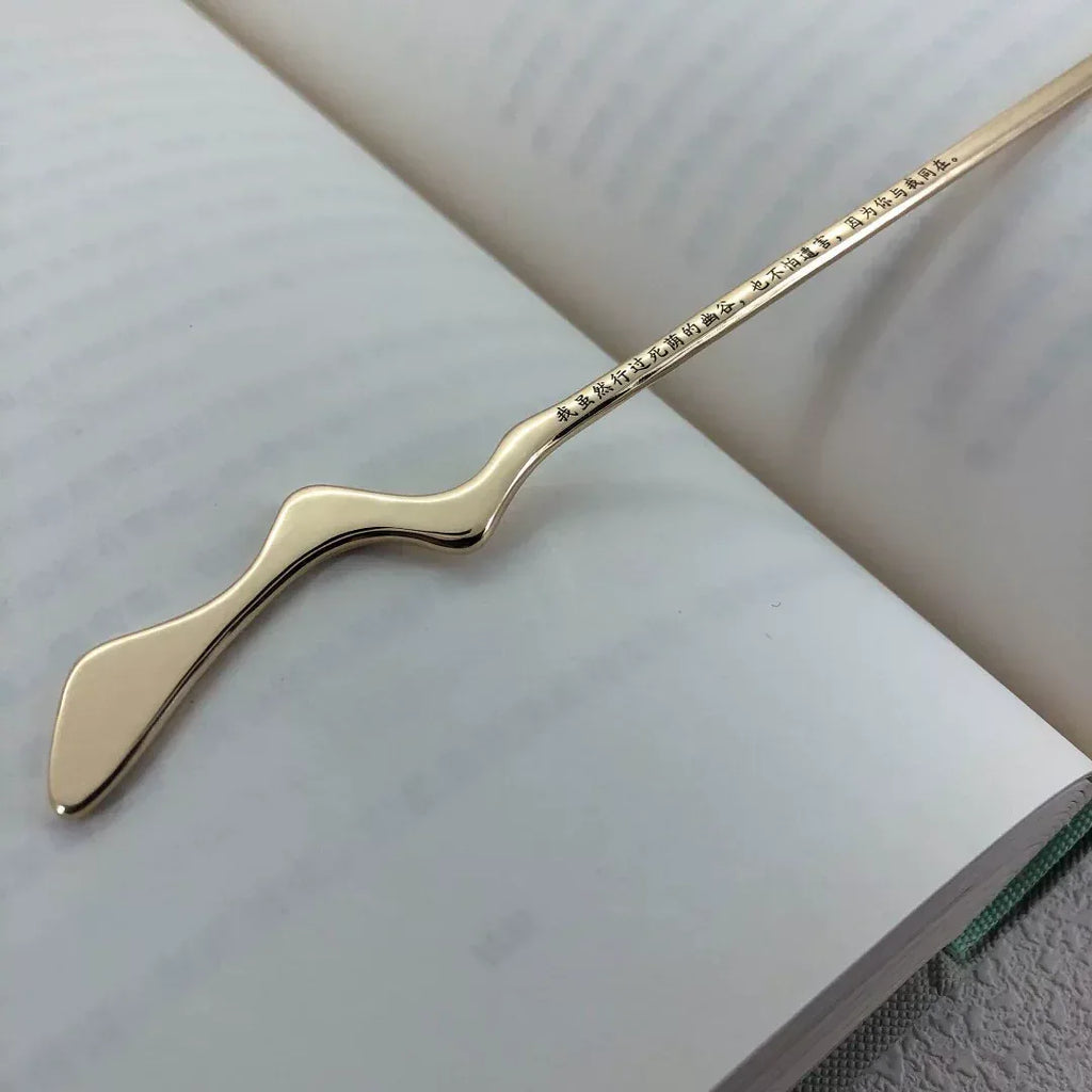 Copper Moses Staff Bookmark - OOAKB