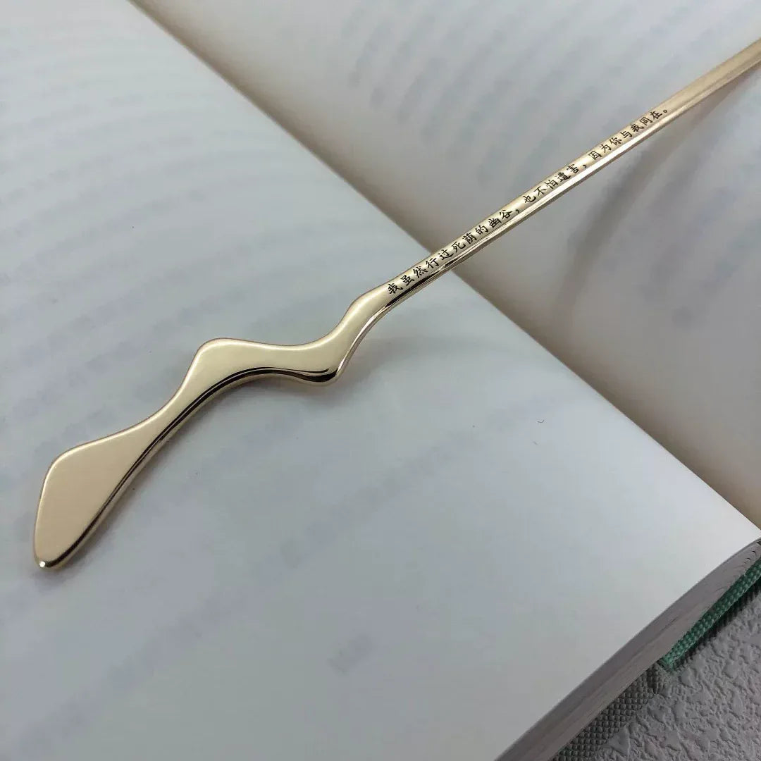 Copper Moses Staff Bookmark - OOAKB