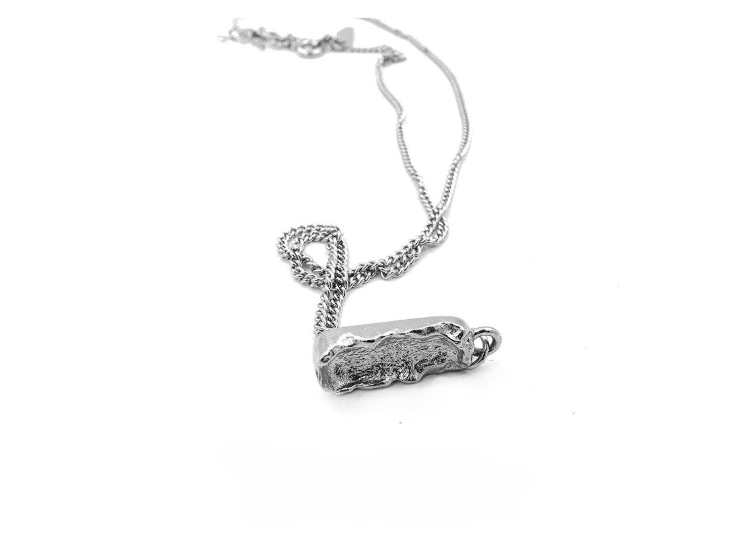 Customized Hand - Cast Pure Tin Wedding Gift for S925 Silver - Inspired Necklace for 10th Year