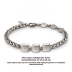 Customized Ge Cuban Bracelet - Ideal Iron Wedding Gift for Couples