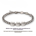 Customized Ge Cuban Bracelet - Ideal Iron Wedding Gift for Couples