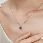 Purple Fantasy Series Natural Amethyst Collar Necklace