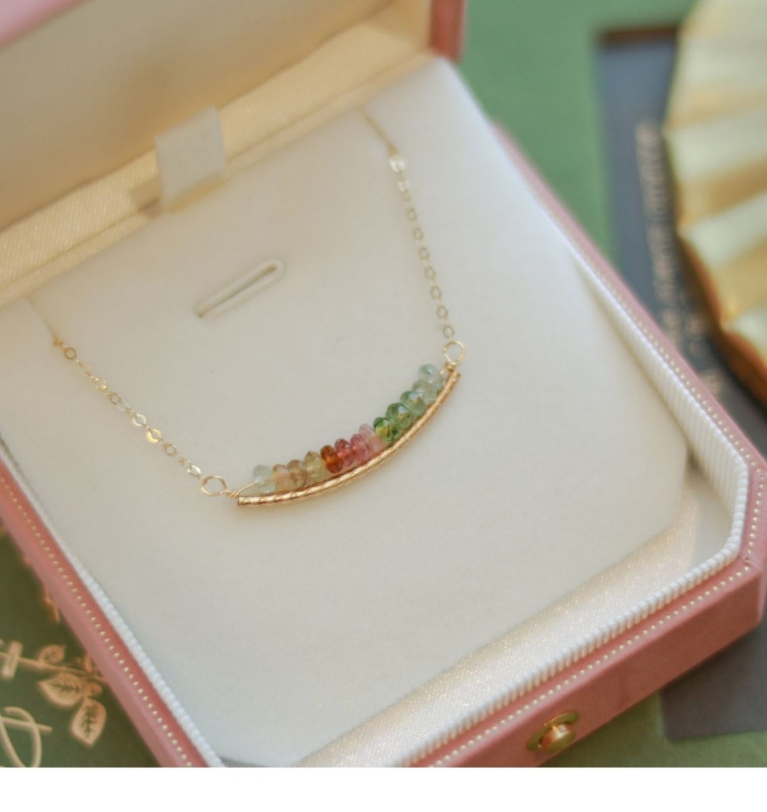 Hand - Cast Artisan Bronze Customized Smile Necklace: A Unique Bronze Wedding Gift for 8th Year