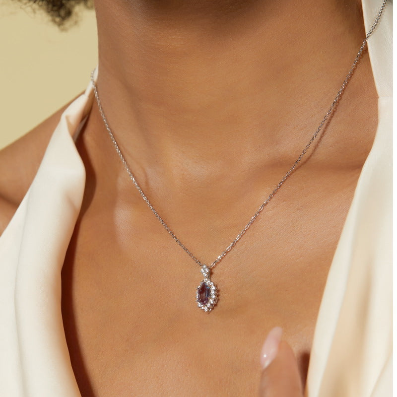 Alexandrite Personalized Exaggerated Pendant