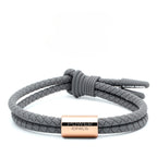 Customized Red String Couple Bracelet - 6th Iron Anniversary Engraved