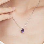 Purple Fantasy Series Natural Amethyst Collar Necklace