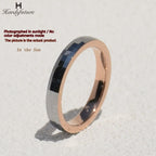6th Anniversary Customized Tungsten Ring Iron Anniversary