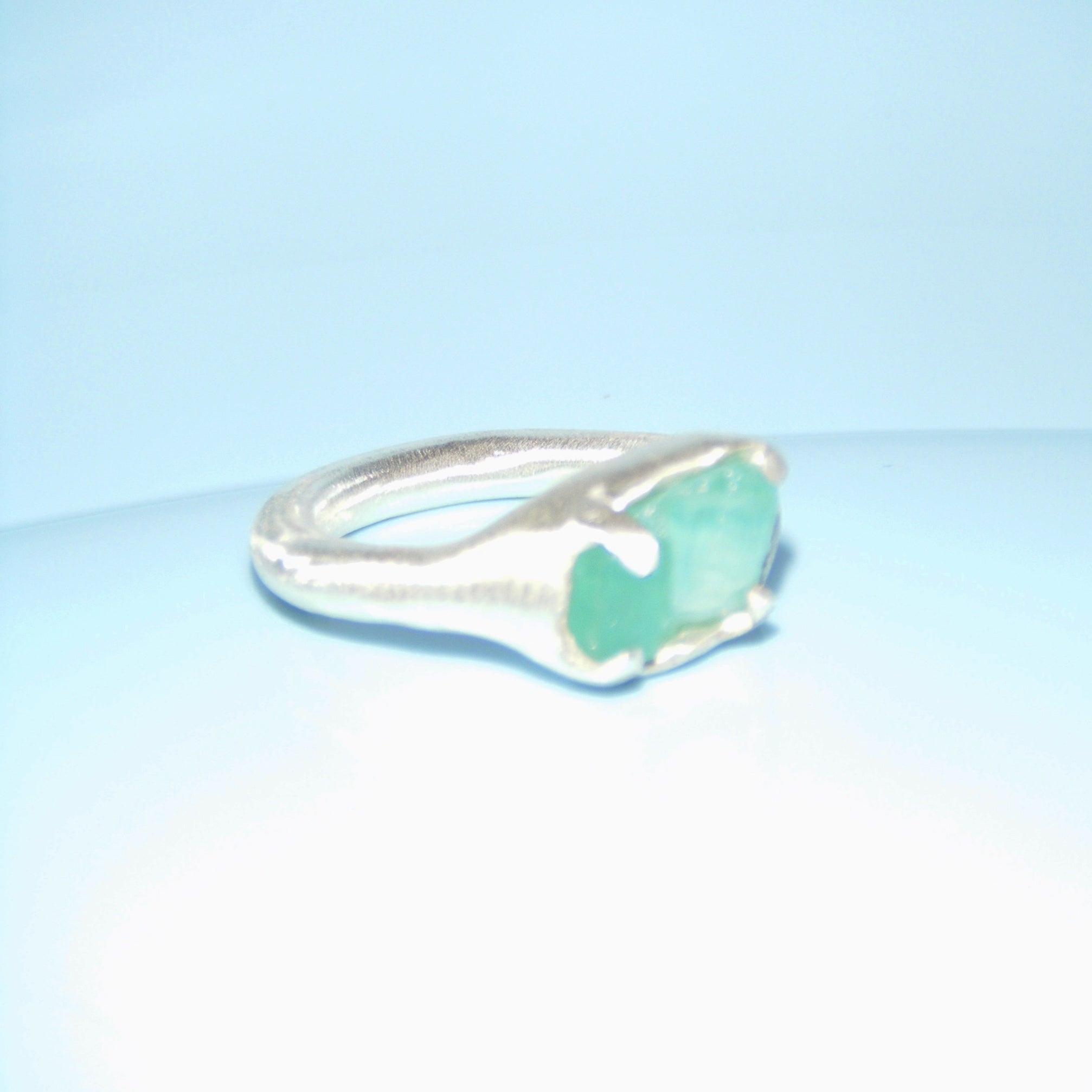 Customized Colorful Tourmaline Couple Rings - 8th Anniversary Handmade 925 Silver