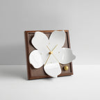 Handmade Porcelain Blossom Clock, lifestyle view