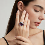 Carmen's Love Series Natural Amethyst Ring