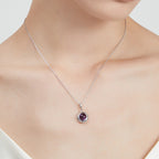 Natural Amethyst Minimalist Temperament Collar Necklace