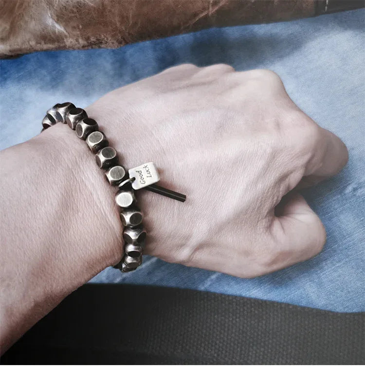 Men's Bead Japanese-style Bracelet - OOAKB