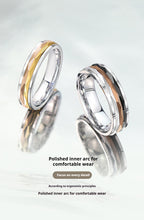 Customized 857 Tungsten Spinner Ring - 6th Iron Anniversary Engraved