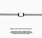 Customized 316 Steel Germanium Necklace - 6th Iron Anniversary Engraved