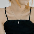 Customized Hand - Cast Pure Tin Wedding Gift for S925 Silver - Inspired Necklace for 10th Year